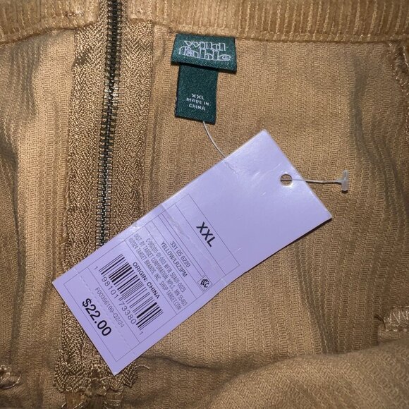 Wild Fable Corduroy Mini Skirt W/ Pockets & Pleats Tan Womens Size XXL - Picture 6 of 7